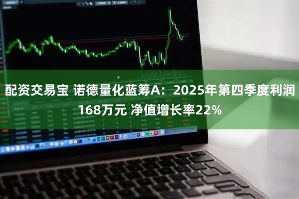 配资交易宝 诺德量化蓝筹A：2025年第四季度利润168万元 净值增长率22%