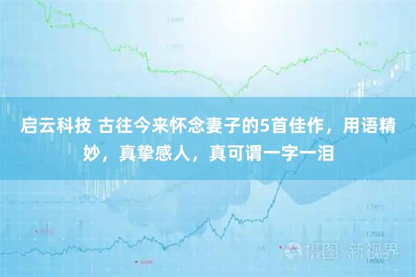 启云科技 古往今来怀念妻子的5首佳作，用语精妙，真挚感人，真可谓一字一泪